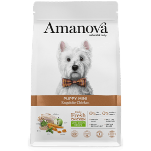 AMANOVA Cane Puppy Mini al Pollo Low Grain 1,5Kg