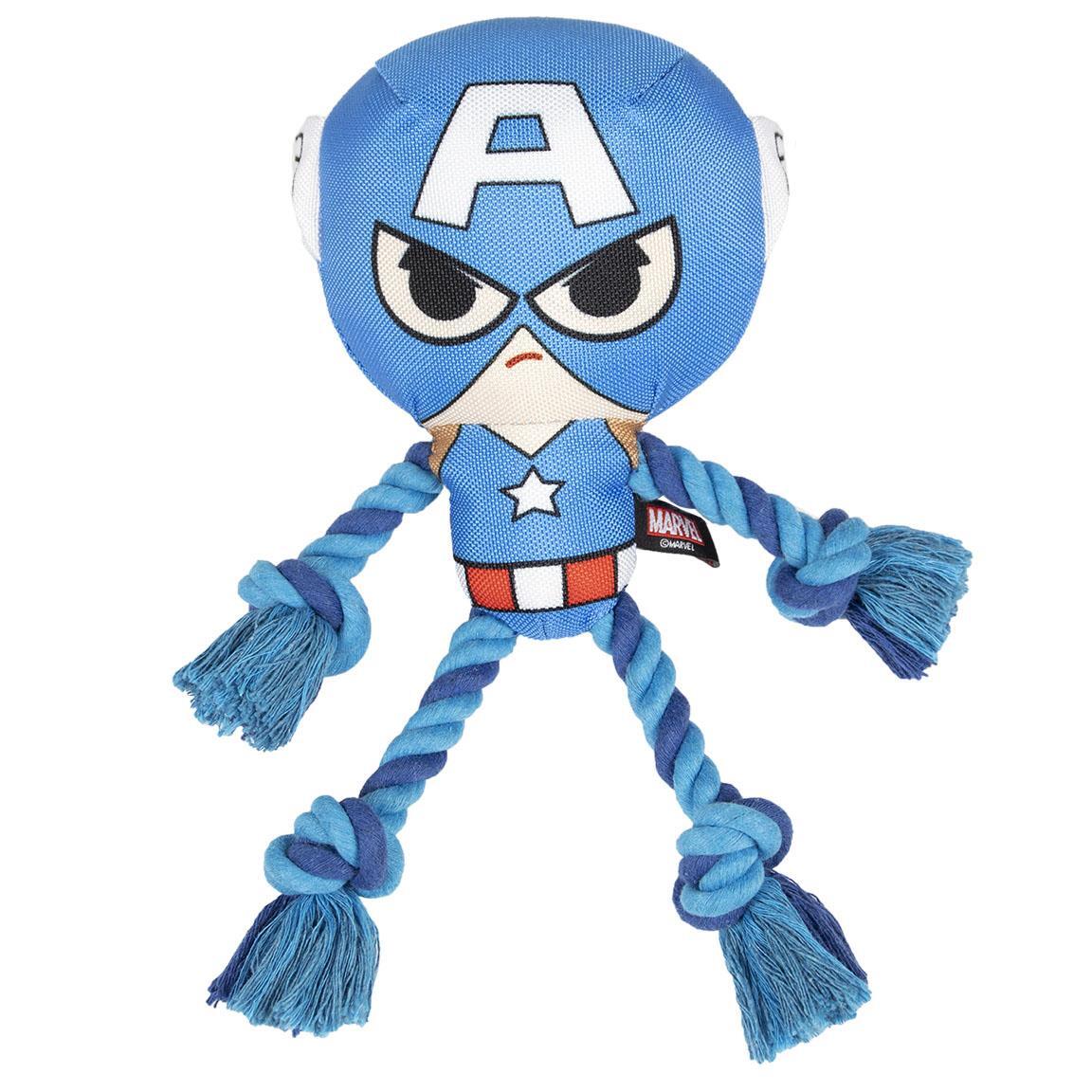 FANPETS Gioco Marvel Capitan America con Corda 26 cm