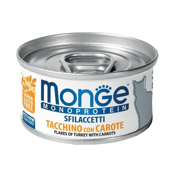 MONGE Cat Solo Tacchino con Carote 80gr