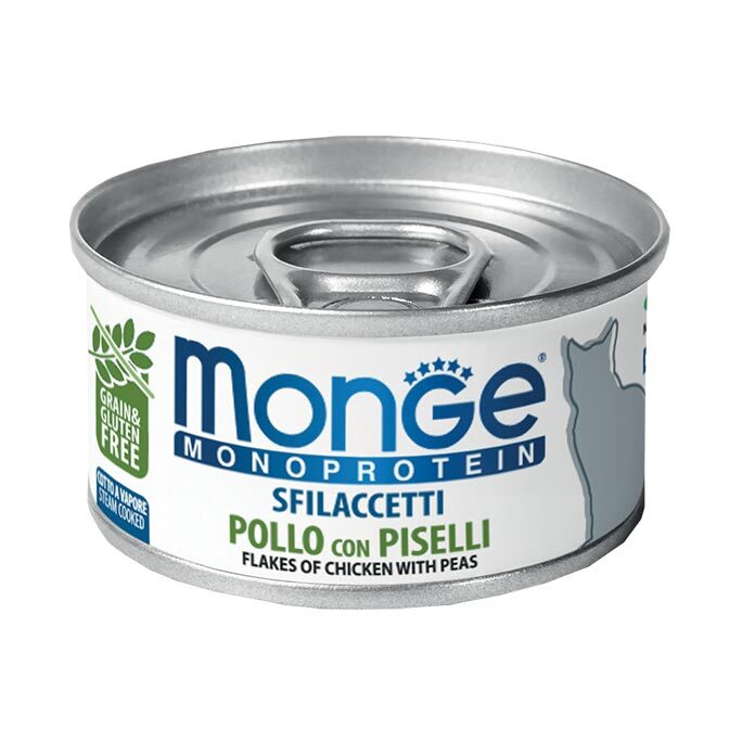 MONGE Cat Solo Pollo con Piselli 80gr