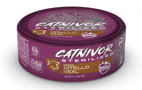 DRN Catnivor Sterilised Vitello 80gr