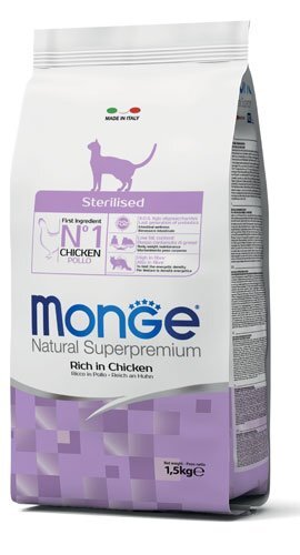 MONGE Cat Sterilised Pollo 10Kg