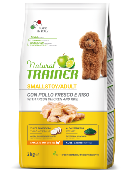 TRAINER Small&Toy Adult Pollo e Riso 2Kg