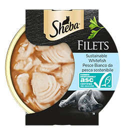 SHEBA Cat Filetti con Pesce Bianco 60Gr