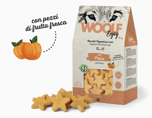 WOOLF Biscotti Vegetali alla Pesca 400gr