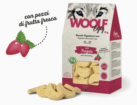 WOOLF Biscotti Vegetali alla Fragola 400gr