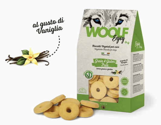 WOOLF Biscotti Vegetali Grain Free alla Vaniglia 400gr