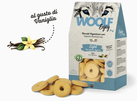 WOOLF Biscotti Vegetali Light alla Vaniglia 400gr