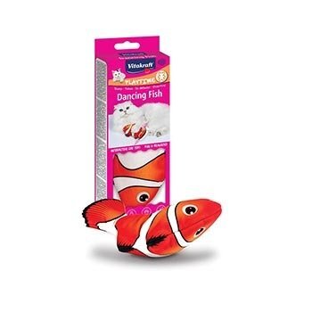 VITAKRAFT Gioco Dancing Fish Toy Arancione per gatti