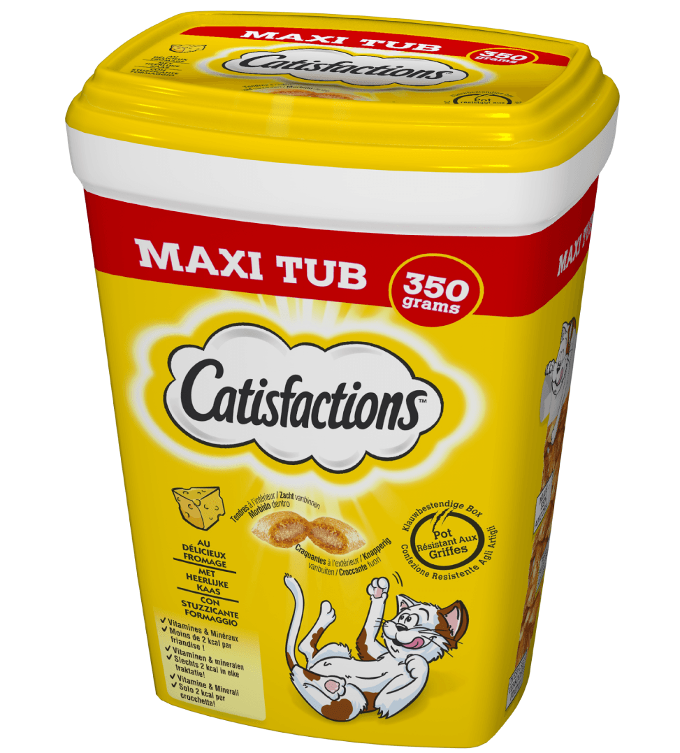 CATISFACTION Snack Maxi Tub al Formaggio 350gr