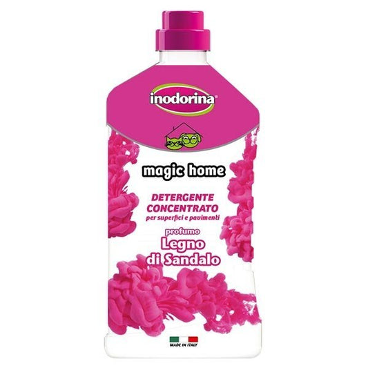 INODORINA Magic Home Detergente Pavimento al Legno di Sandalo 1L