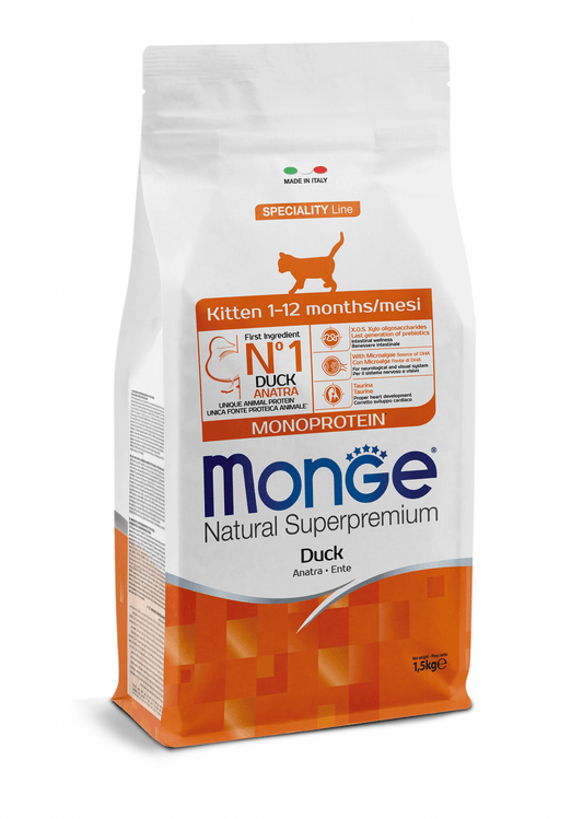 MONGE Kitten Anatra 1,5Kg