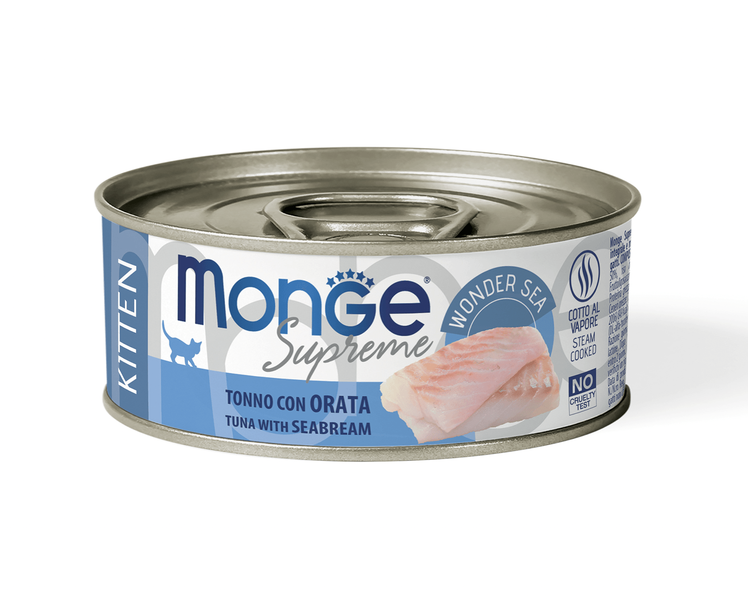 MONGE Cat Supreme Kitten Tonno con Orata 80Gr