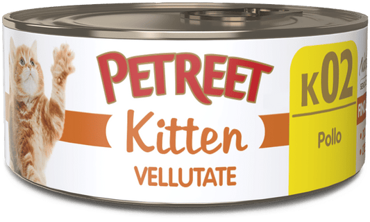 PETREET K02 Cat Vellutata Kitten Pollo 60Gr