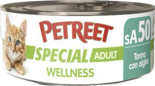 PETREET A50 Cat Wellness Tonno e Alghe 70Gr