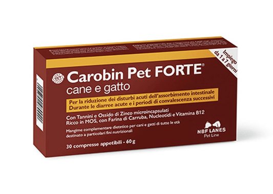 NBF LANES Carobin Pet Forte Cane & Gatto 30cpr