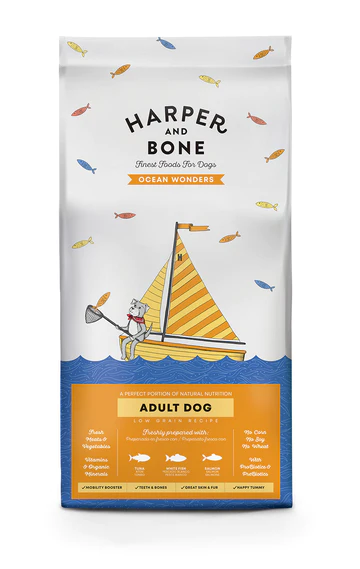 HARPER&BONE Dog Medium Adult Ocean Wonders 12Kg