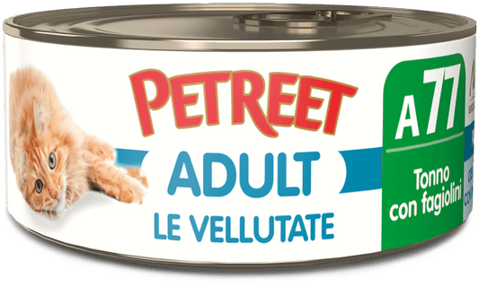 PETREET A77 Cat Vellutata Tonno con Fagiolini 70Gr