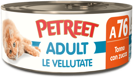 PETREET A76 Cat Vellutata Tonno con Zucca 70Gr