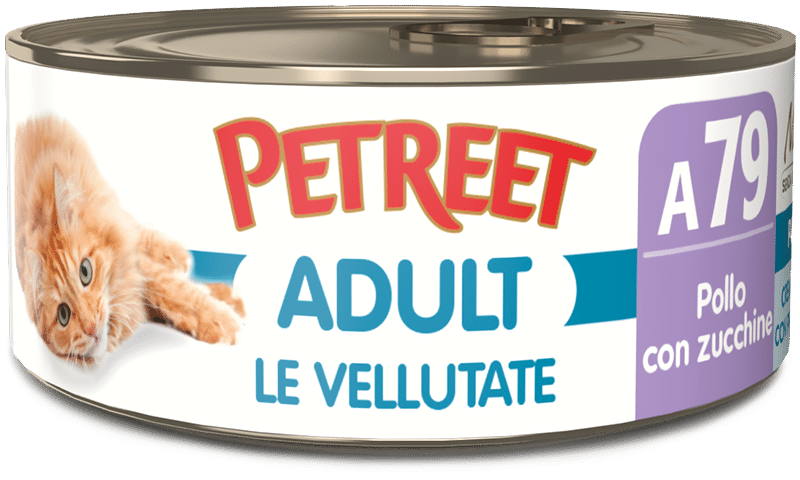 PETREET A79 Cat Vellutata Pollo con Zucchine 70Gr