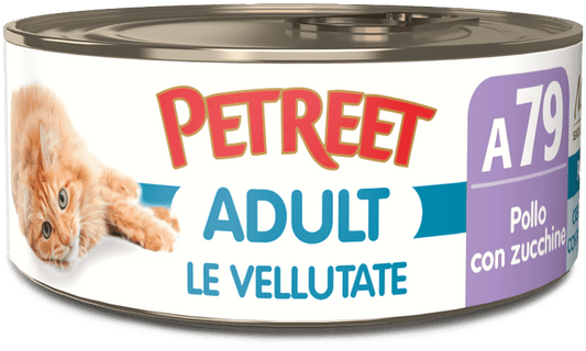 PETREET A79 Cat Vellutata Pollo con Zucchine 70Gr