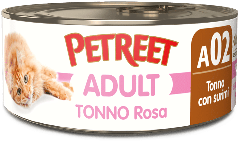 PETREET A02 Cat Tonno Rosa con Surimi e Aragosta 70Gr