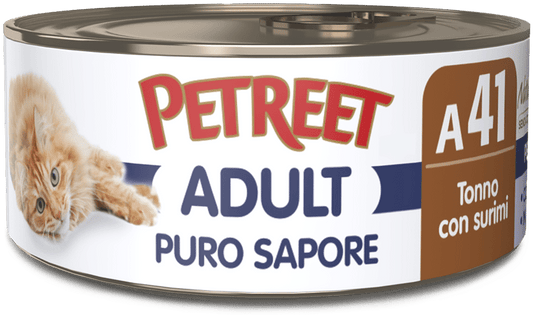 PETREET A41 Cat Puro Sapore Tonno con Surimi e Aragosta 70Gr