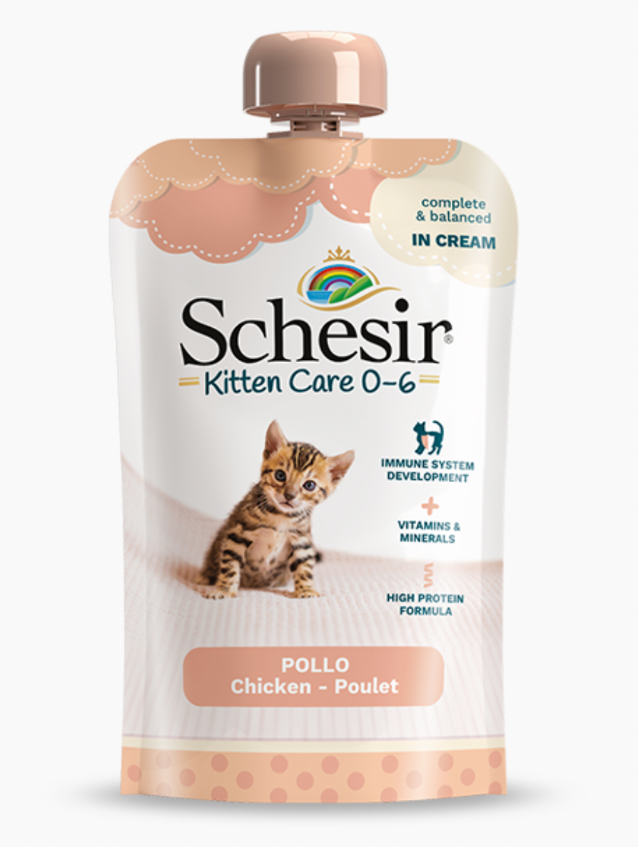 SCHESIR Kitten Care Cream Pollo 150Gr