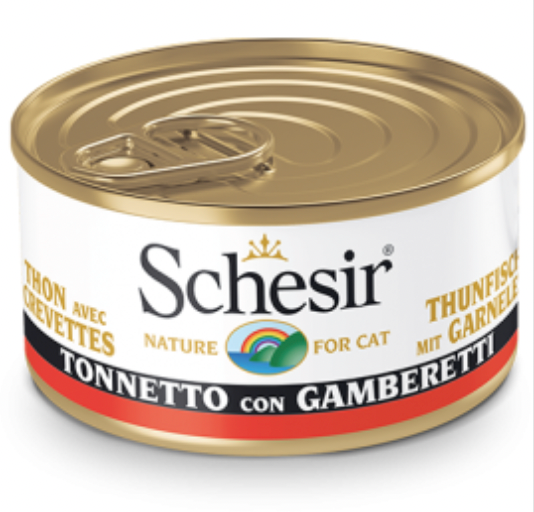 SCHESIR Cat Tonnetto con Gamberetti in Jelly 85gr