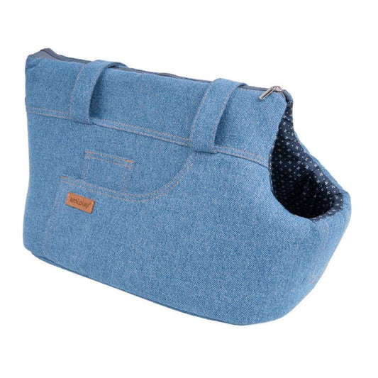 AMIPLAY Borsa Trasporto DENIM Jeans Blue