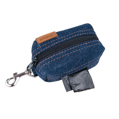 AMIPLAY Borsa Portabustine DENIM Jeans Navy Blue