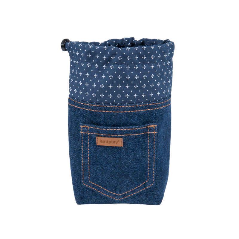 AMIPLAY Borsa Portapremietto DENIM Jeans Navy Blue