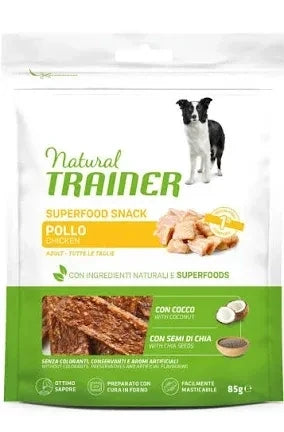 TRAINER Snack Cane Pollo, Cocco e Semi di Chia 85Gr