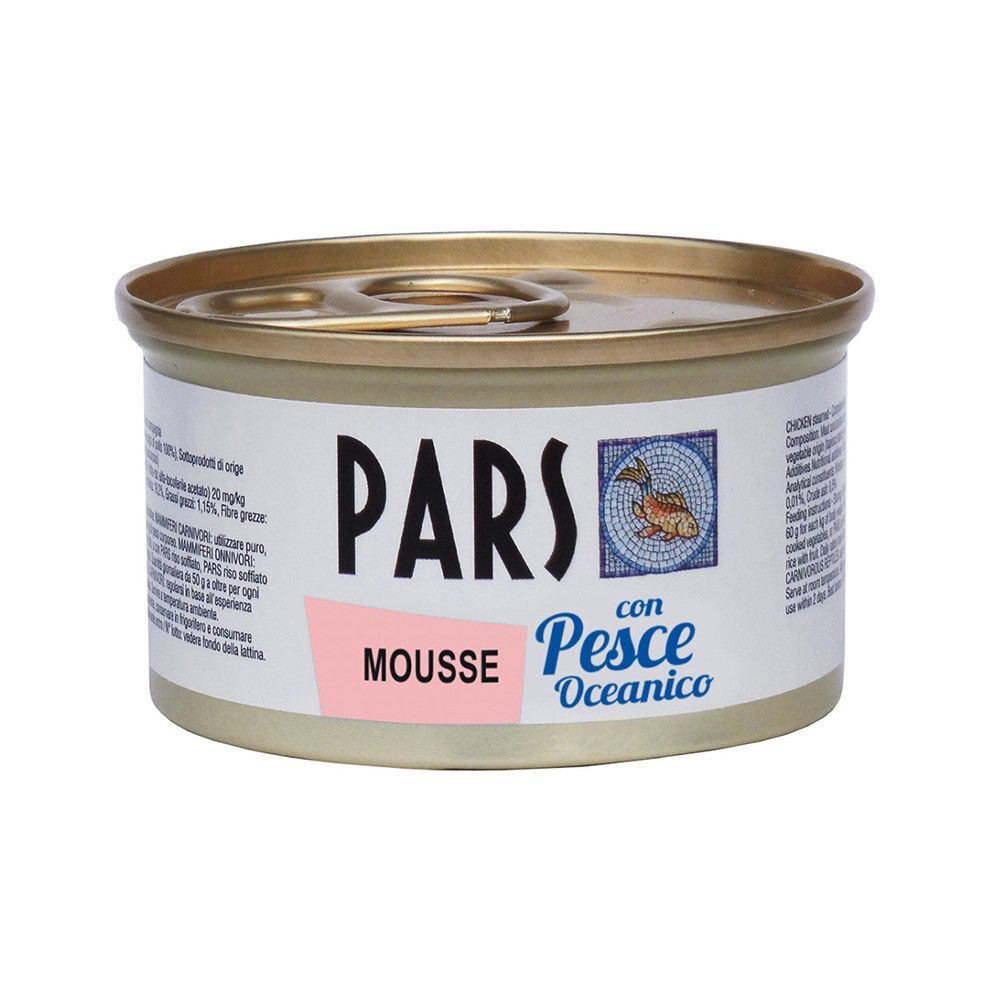 PARS Mousse con Pesce Oceanico Grain Free 85Gr