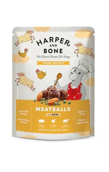 HARPER&BONE Polpette Cane Fresh Market 300Gr