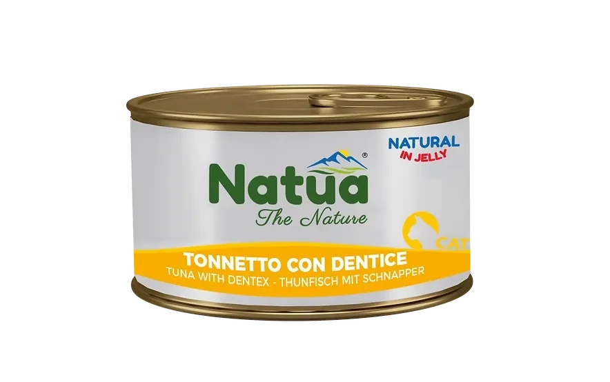 NATUA Cat Jelly Natural Tonno con Dentice 85Gr