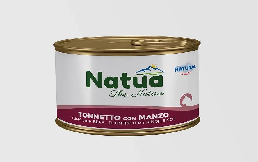 NATUA Cat Jelly Natural Tonno con Manzo 85Gr