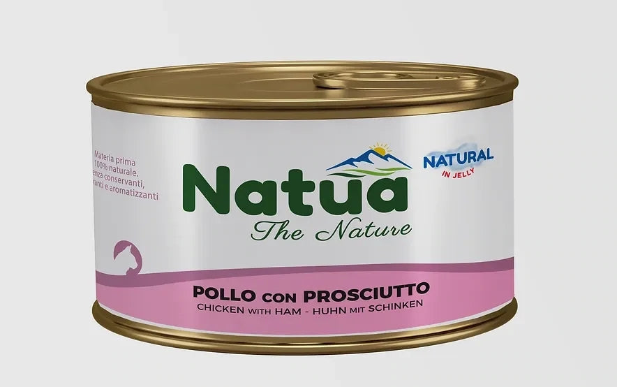 NATUA Cat Jelly Natural Pollo con Prosciutto 85Gr