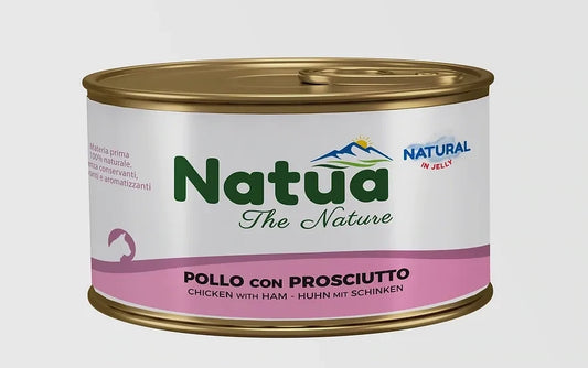 NATUA Cat Jelly Natural Pollo con Prosciutto 85Gr