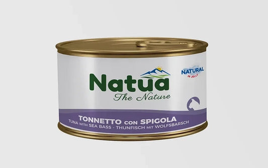 NATUA Cat Jelly Natural Tonno con Spigola 85Gr