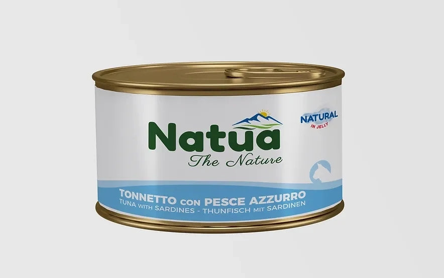 NATUA Cat Jelly Natural Tonno con Pesce Azzurro 85Gr