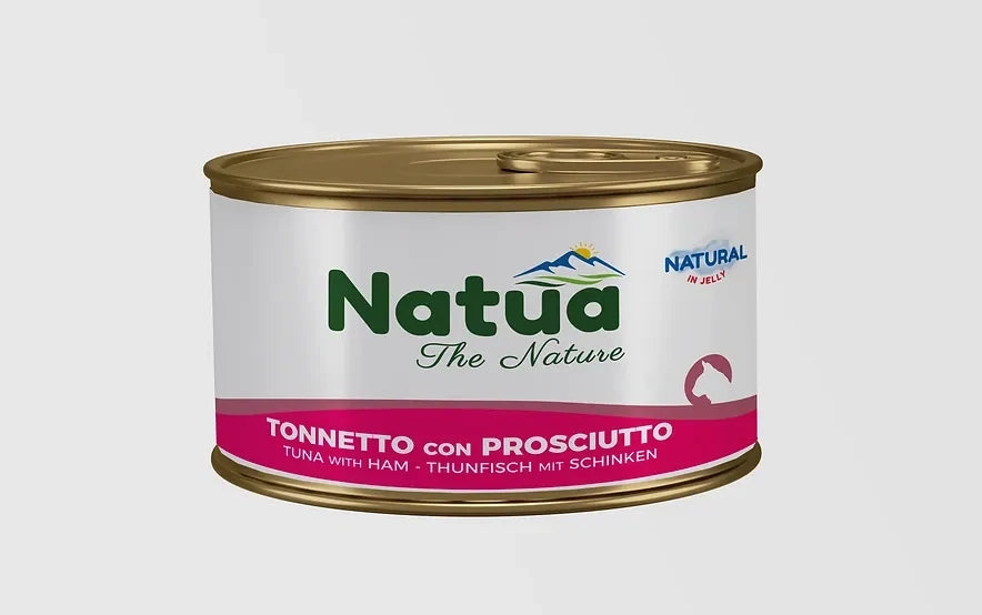 NATUA Cat Jelly Natural Tonno con Prosciutto 85Gr