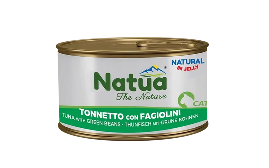 NATUA Cat Jelly Natural Tonno con Fagiolini 85Gr