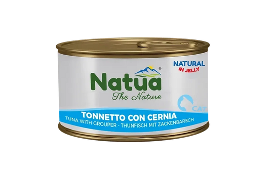 NATUA Cat Jelly Natural Tonno con Cernia 85Gr