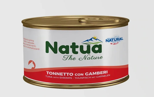 NATUA Cat Jelly Natural Tonno con Gamberi 150Gr