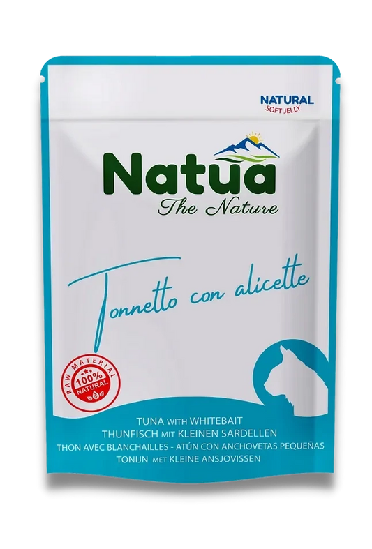 NATUA Cat Busta Natural Tonno con Alicette 70Gr