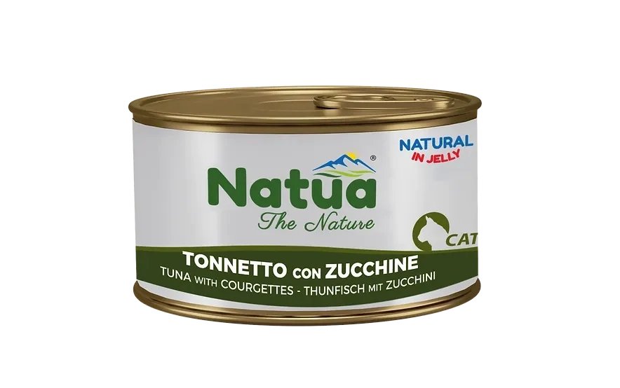 NATUA Cat Jelly Natural Tonno con Zucchine 85Gr