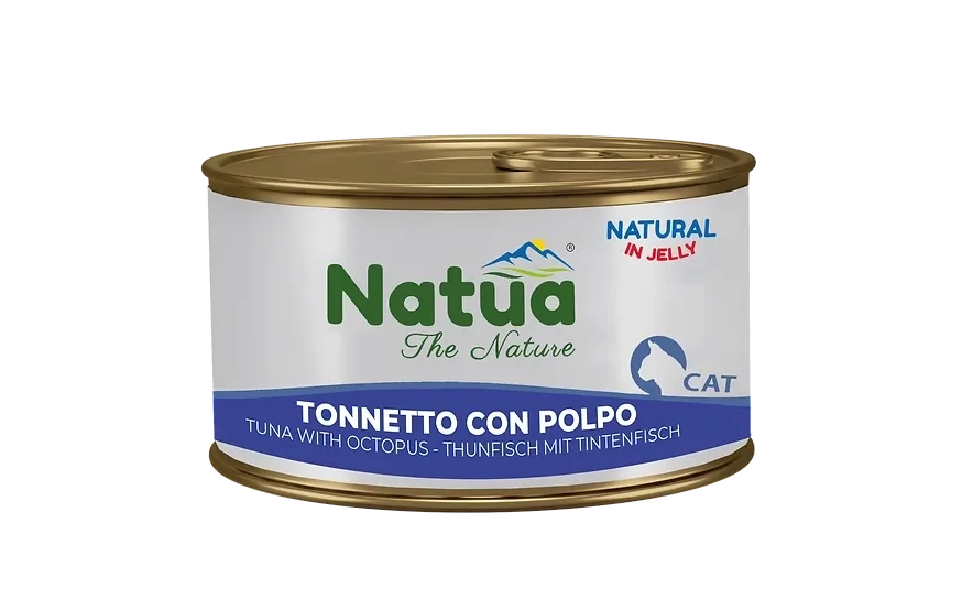 NATUA Cat Jelly Natural Tonno con Polpo 85Gr