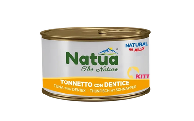 NATUA Kitten Jelly Natural Tonno con Dentice 85Gr