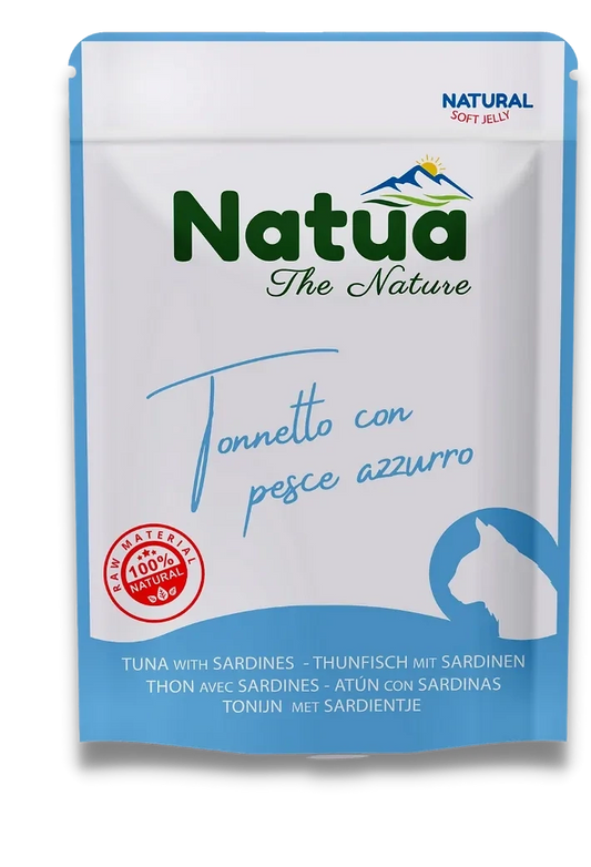 NATUA Cat Busta Natural Tonno con Pesce Azzurro 70Gr